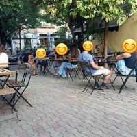 Outside seats at Hana Corner Cafe in Tirana