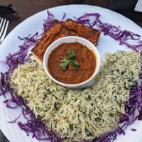 Tofu steak with peri peri sauce at The Tattoo Cafe and Lounge in Jaipur