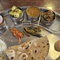 Combo de comida indiana vegana at The Tattoo Cafe and Lounge in Jaipur