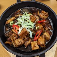 Tofu and eggplant claypot at Vietnamese Foodies - Dubai Hills in Dubai
