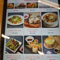 Vegan menu at Vietnamese Foodies - Dubai Hills in Dubai