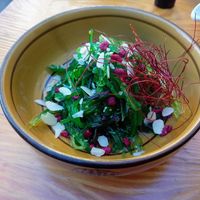 Wakame salad at Tropiqual in Sevilla