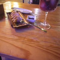 Vegan gyoza at Tropiqual in Sevilla