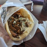 Vegan seitan gyro at Nova Mediterranean Grill in Villanova