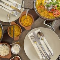 Moqueca de banana da terra com palmito   at Cuco Bistrô in Salvador