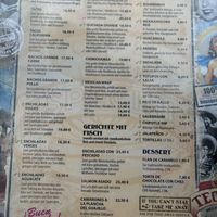 Menu  at CAFE ESPECIAL in Saarbrucken