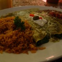 Enchiladas Verdes (vegan) at CAFE ESPECIAL in Saarbrucken