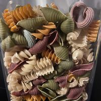 Neptune spelt pasta: pretty and nice  at LOOS Utrecht in Utrecht