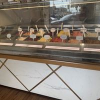 Vegan gelato section   at Two Gentlemen of Verona in Denton