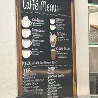 Café menú  at Two Gentlemen of Verona in Denton