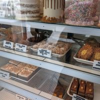 Cakes and breakfast cookies at To Live For in Vancouver