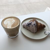 Lavender croissant   at To Live For in Vancouver