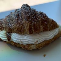 Cream croissant 🥐   at To Live For in Vancouver