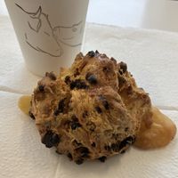 savory sundried tomato and gouda scone  at To Live For in Vancouver