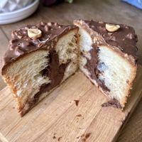 Nutella cube croissant   at To Live For in Vancouver