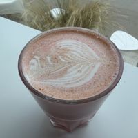 Rose chai latte   at To Live For in Vancouver