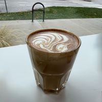 Dirty chai latte   at To Live For in Vancouver