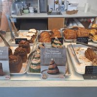 Look at those towering croissants! at To Live For in Vancouver