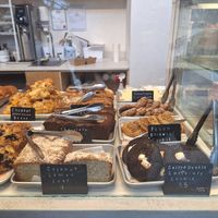 Cheddar scones were super tasty!! at To Live For in Vancouver