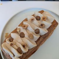 Hazelnut pecan pastry at To Live For in Vancouver