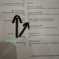 Menu (winter 2022/2023)  at Yellow Door Bistro in Calgary