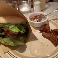 Tofu skin burger  at Little Star Diner - 小明星 in Kaohsiung