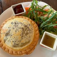 mushroom puff pie  at The Muffin Man in Siem Reap