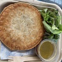 Vegan mushroom pie  at The Muffin Man in Siem Reap