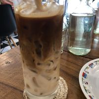 iced latte   at The Muffin Man in Siem Reap