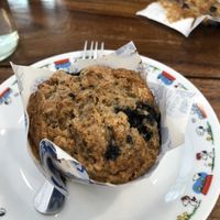 blueberry muffin  at The Muffin Man in Siem Reap