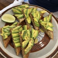 avocado toasts   at The Muffin Man in Siem Reap