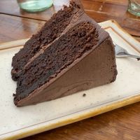 Vegan choco cake #Veganuary at The Muffin Man in Siem Reap