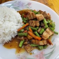 Pork curry sauce - recommended   at Sinart Veggie in Bangkok