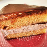 Choco cream Cake... Omg.... at Toc Toc in Tenerife