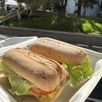 Zwei Portionen: Brot mit Tortilla  at Toc Toc in Tenerife