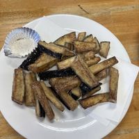 Aubergine tempura   at Taishoukaku 大将閣 in Nachikatsuura