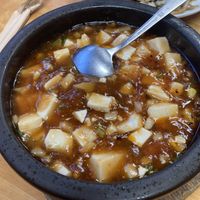 Mabo tofu  at Taishoukaku 大将閣 in Nachikatsuura