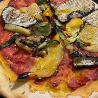 Pizza Vegetariana without cheese at bistrot 3.0 in Venice