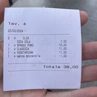 Senza mozzarella discount 😳  at bistrot 3.0 in Venice