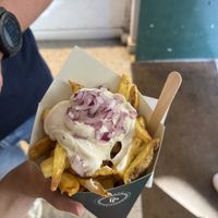 Vegan truffle mayo  at Potato Project in Lisbon