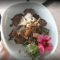 sauttéed mushrooms at MAD - Two Spicy Chefs in Pataias