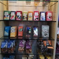Lots of vegan treats in the gift shop. at Crofters Cafe in Truro