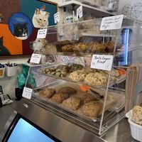 My favorites: scones, muffins, and biscuits, all fresh   at Electric Beets in Brooklyn