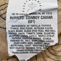 All ingredients clearly listedd  at Electric Beets in Brooklyn