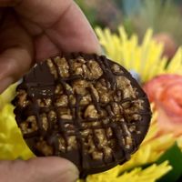Sunflower butter cup cookie  at Electric Beets in Brooklyn