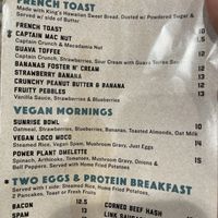 Menu  at Stacks Pancake House in Dana Point