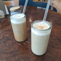 Chai Latte & Salted Caramel Latte at Bumblebee Cafe in Kandel