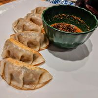 Vegan gyoza at Hojo's Japanese Cuisine in Charlottetown