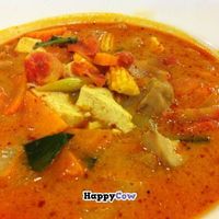 Tom kha tofu soup at Big PAPA - MBK in Bangkok