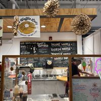 The Waffle Lady booth  at The Waffle Lady in St Johns